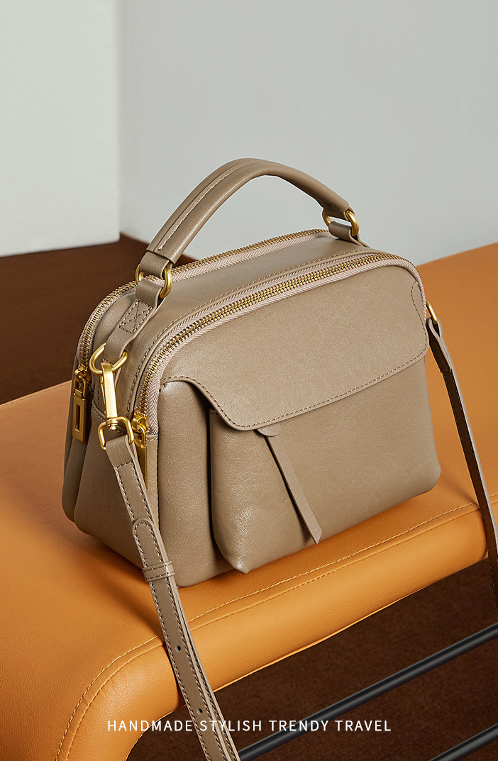 香港狄記皮具 狄記 原創真皮手工 ins郵差包 ins風格包包 頭層牛皮包包 皮革 原創手工真皮 皮件 DEEPKEE 復古真皮手工包