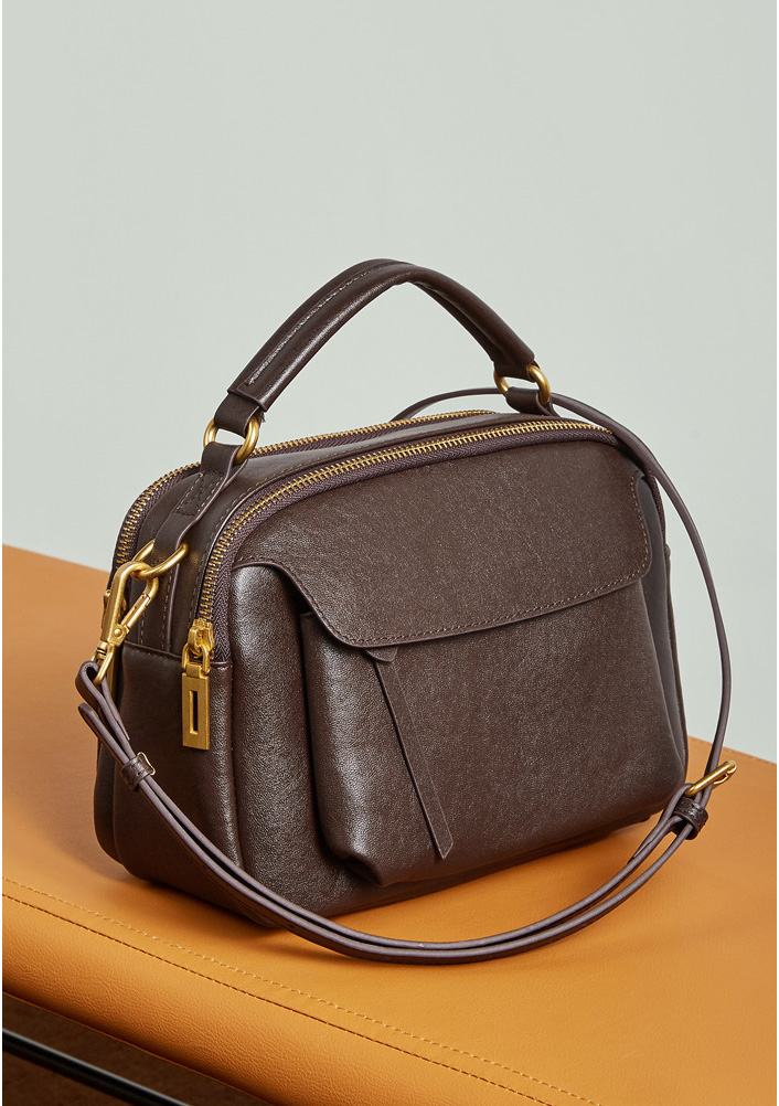 香港狄記皮具 狄記 原創真皮手工 ins郵差包 ins風格包包 頭層牛皮包包 皮革 原創手工真皮 皮件 DEEPKEE 復古真皮手工包