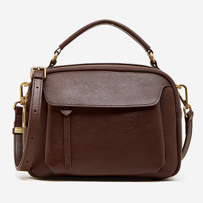 DEEPKEE 真皮時尚復古波士頓包 女款 3269 號