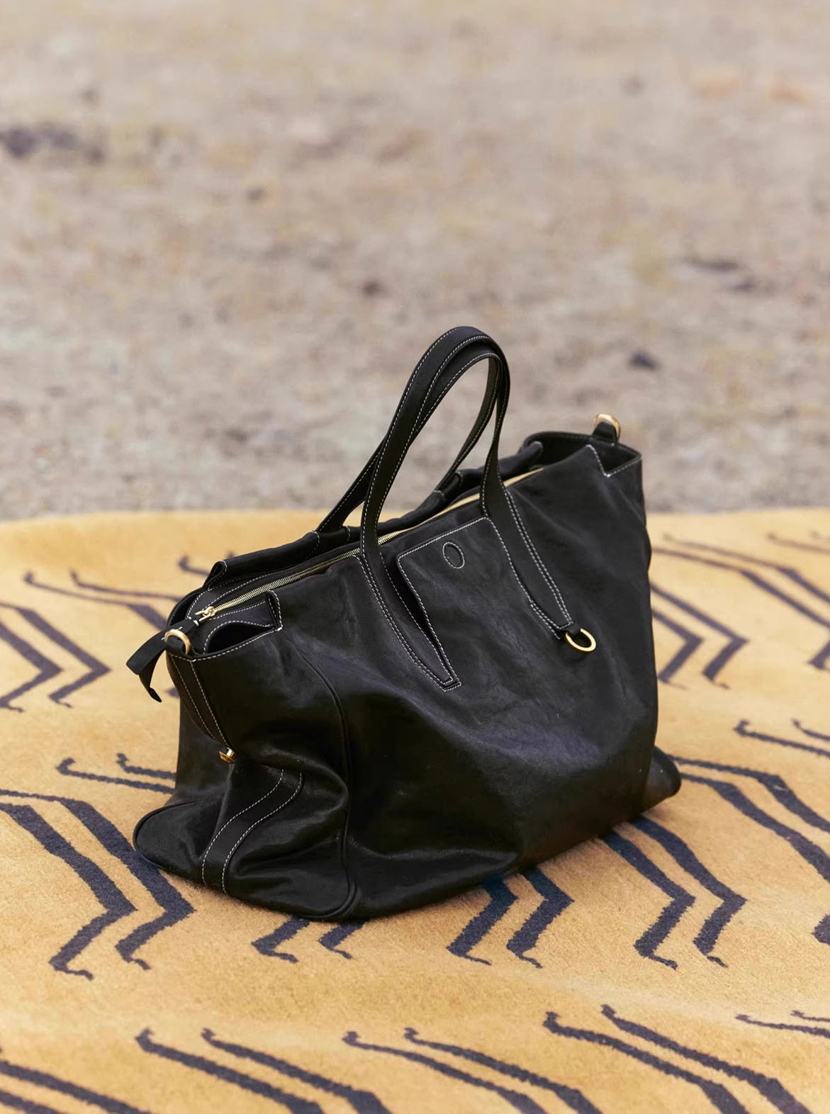 DEEPKEE original nubuck handmade full-grain genuine leather cowhide bag 循跡見物波士頓旅行包 328 號