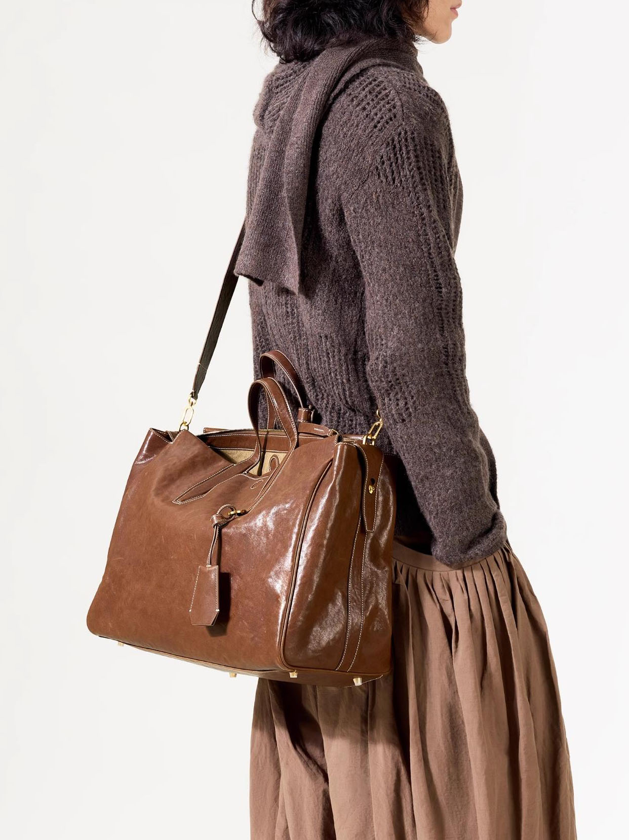 DEEPKEE original nubuck handmade full-grain genuine leather cowhide bag 循跡見物波士頓旅行包 328 號