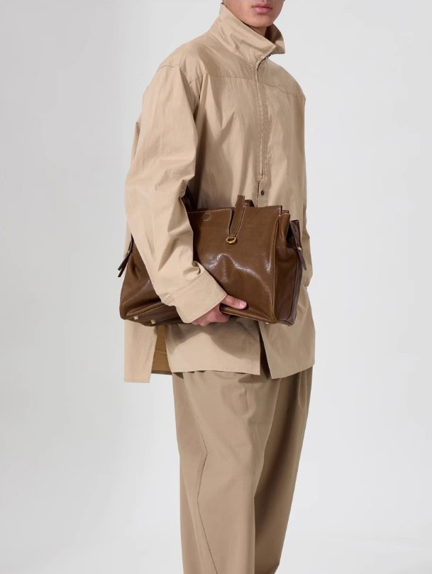 DEEPKEE original nubuck handmade full-grain genuine leather cowhide bag 循跡見物波士頓旅行包 328 號