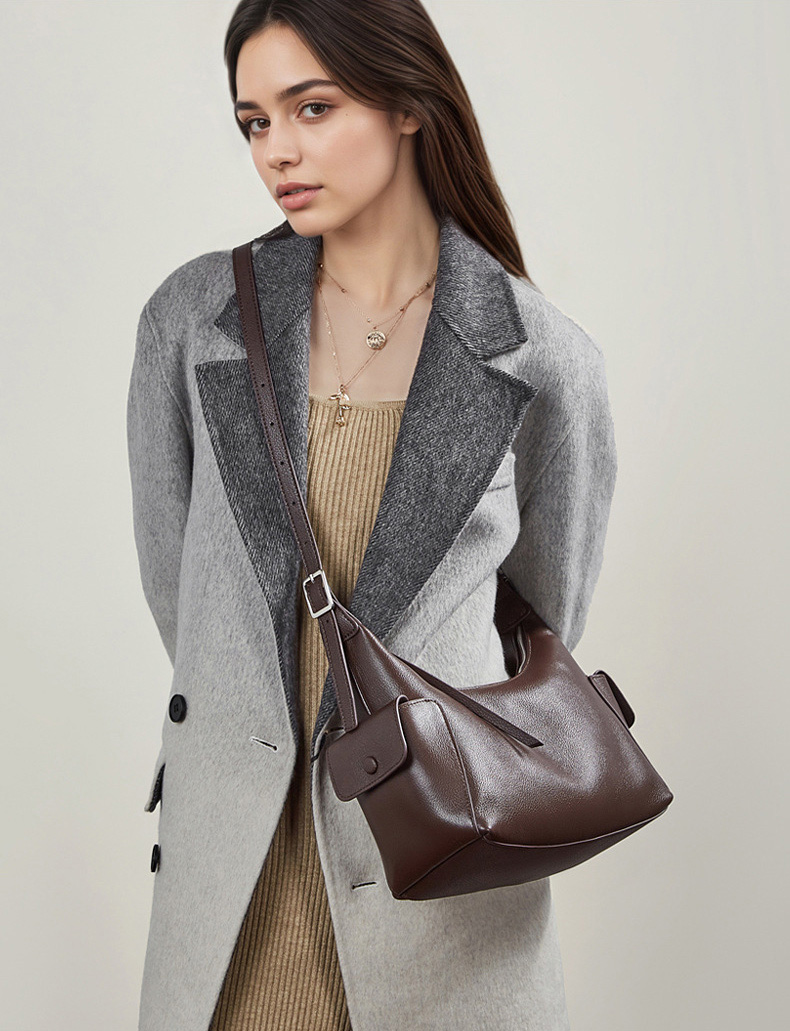 香港狄記皮具 狄記 原創真皮手工 ins郵差包 ins風格包包 頭層牛皮包包 皮革 原創手工真皮 皮件 DEEPKEE 復古真皮手工包