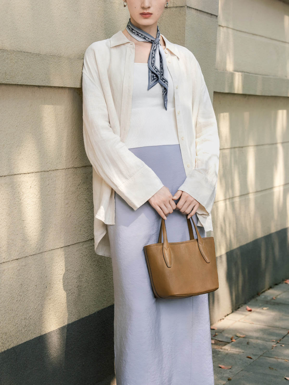 DEEPKEE 植鞣牛皮まんま菜籃子水桶包 3283093 號