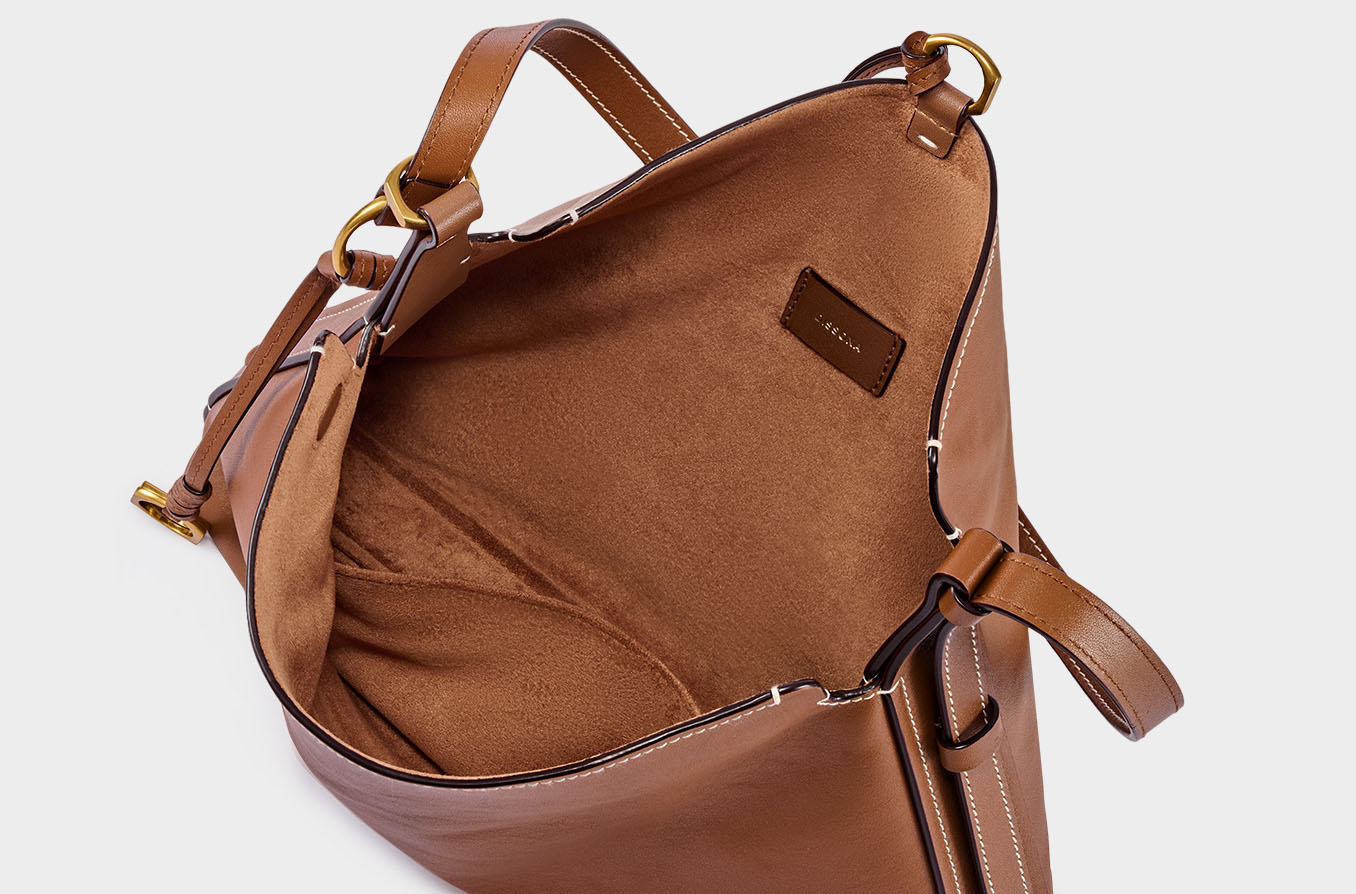 DEEPKEE original nubuck handmade full-grain genuine leather cowhide bag 植鞣牛皮女包 3302 號