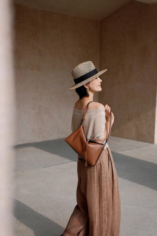 DEEPKEE original nubuck handmade full-grain genuine leather cowhide bag 植鞣牛皮女包 3302 號