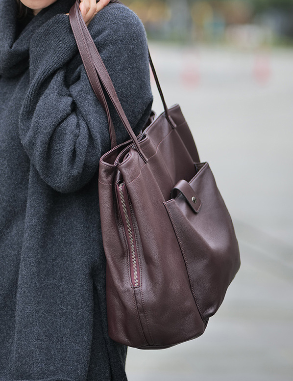 DEEPKEE original nubuck handmade full-grain genuine leather cowhide bag 真皮大容量包款 3331 號