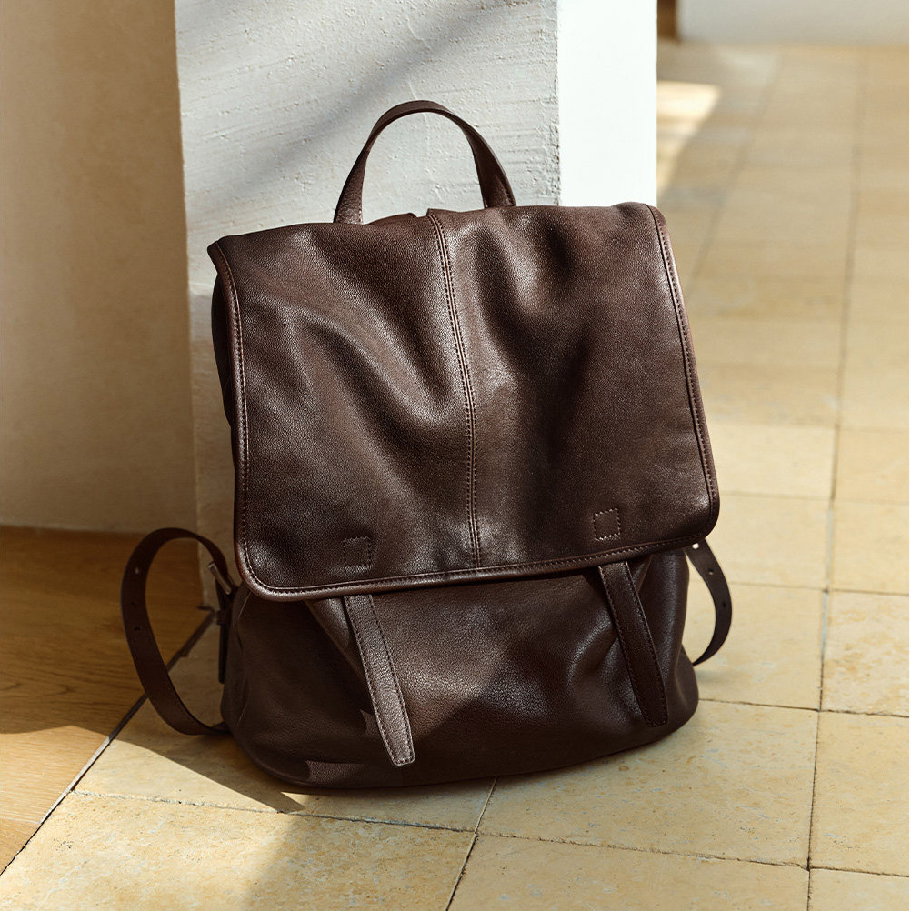 香港狄記皮具 狄記 原創真皮手工 ins郵差包 ins風格包包 頭層牛皮包包 皮革 原創手工真皮 皮件 DEEPKEE 復古真皮手工包