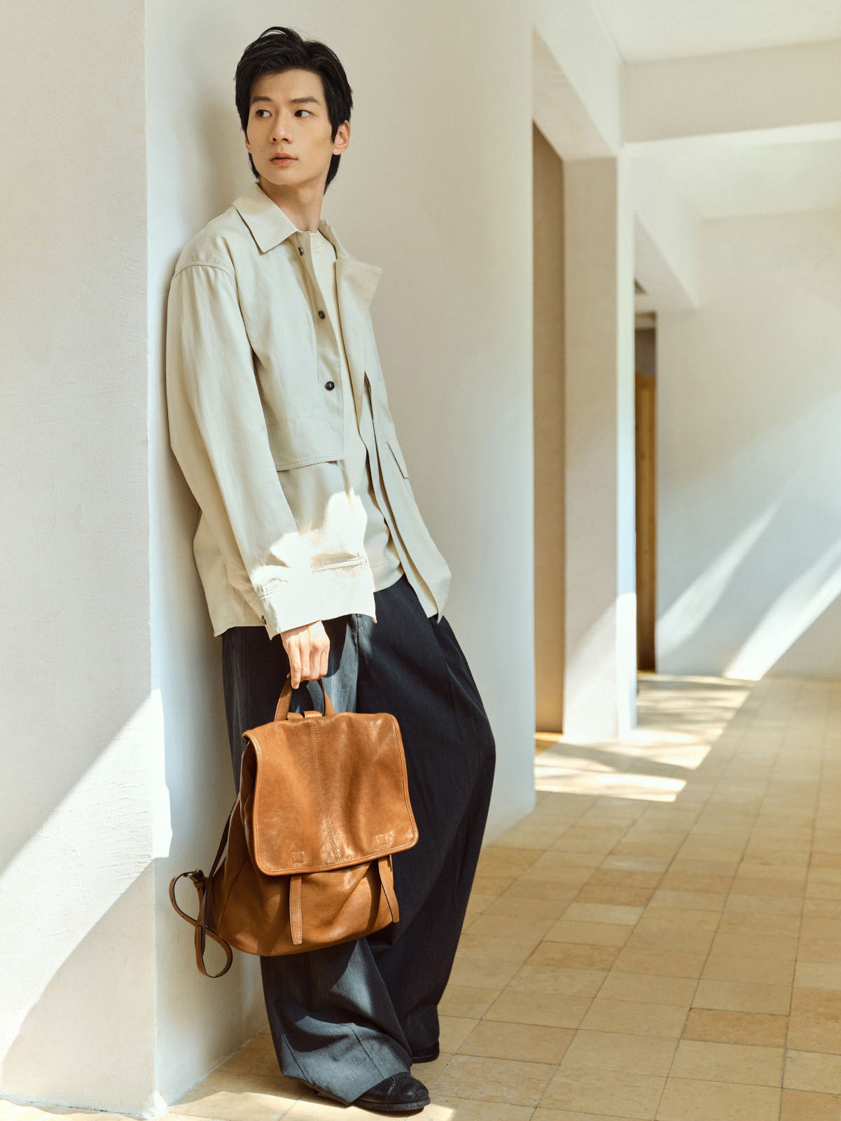 香港狄記皮具 狄記 原創真皮手工 ins郵差包 ins風格包包 頭層牛皮包包 皮革 原創手工真皮 皮件 DEEPKEE 復古真皮手工包