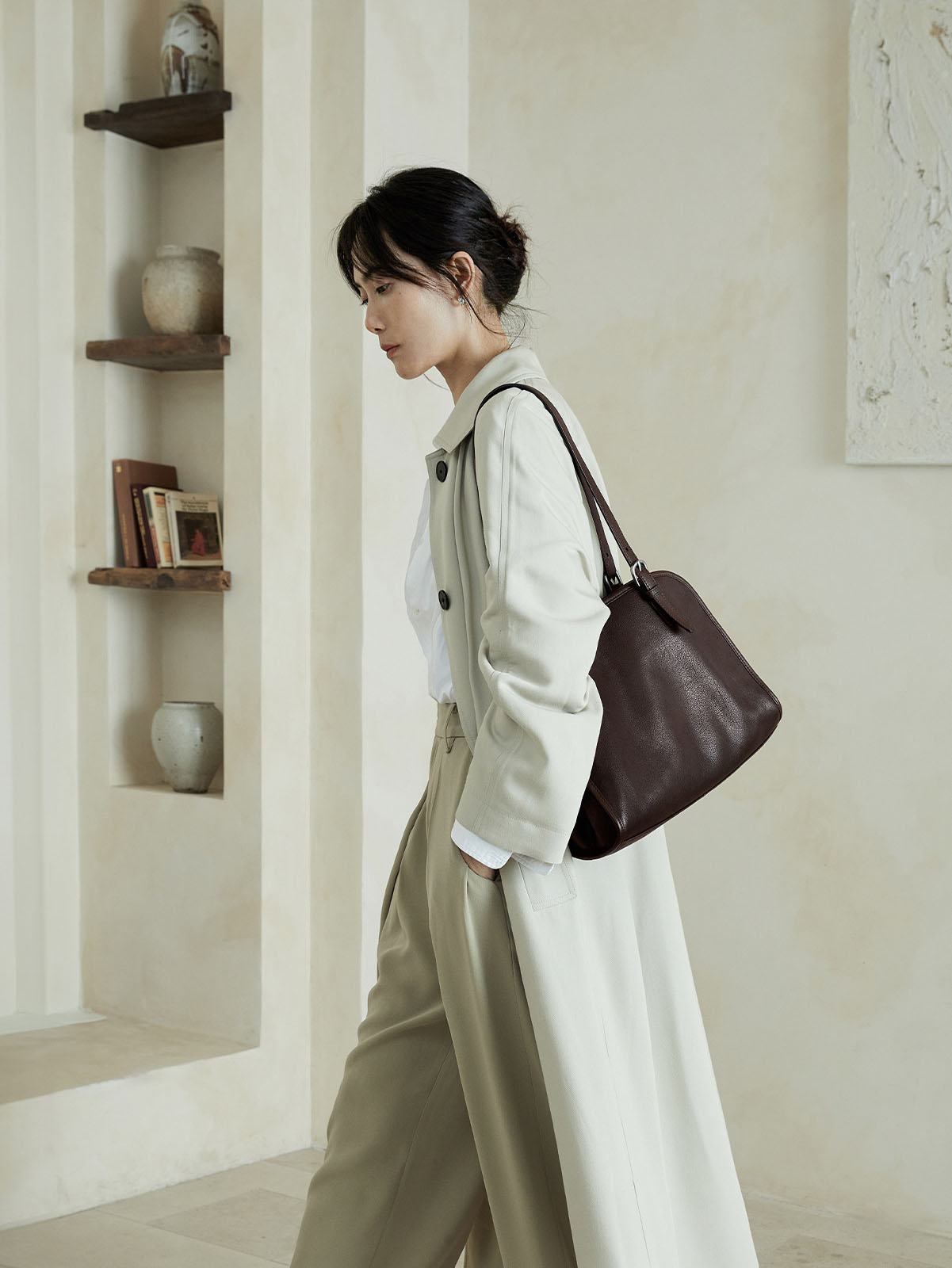 香港狄記皮具 狄記 原創真皮手工 ins郵差包 ins風格包包 頭層牛皮包包 皮革 原創手工真皮 皮件 DEEPKEE 復古真皮手工包