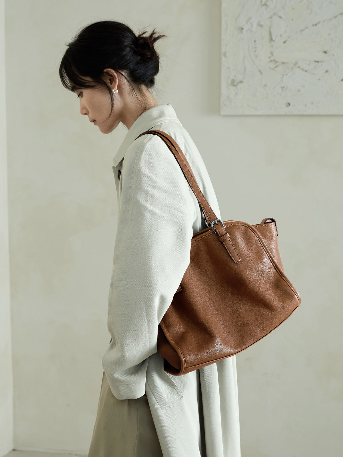 香港狄記皮具 狄記 原創真皮手工 ins郵差包 ins風格包包 頭層牛皮包包 皮革 原創手工真皮 皮件 DEEPKEE 復古真皮手工包