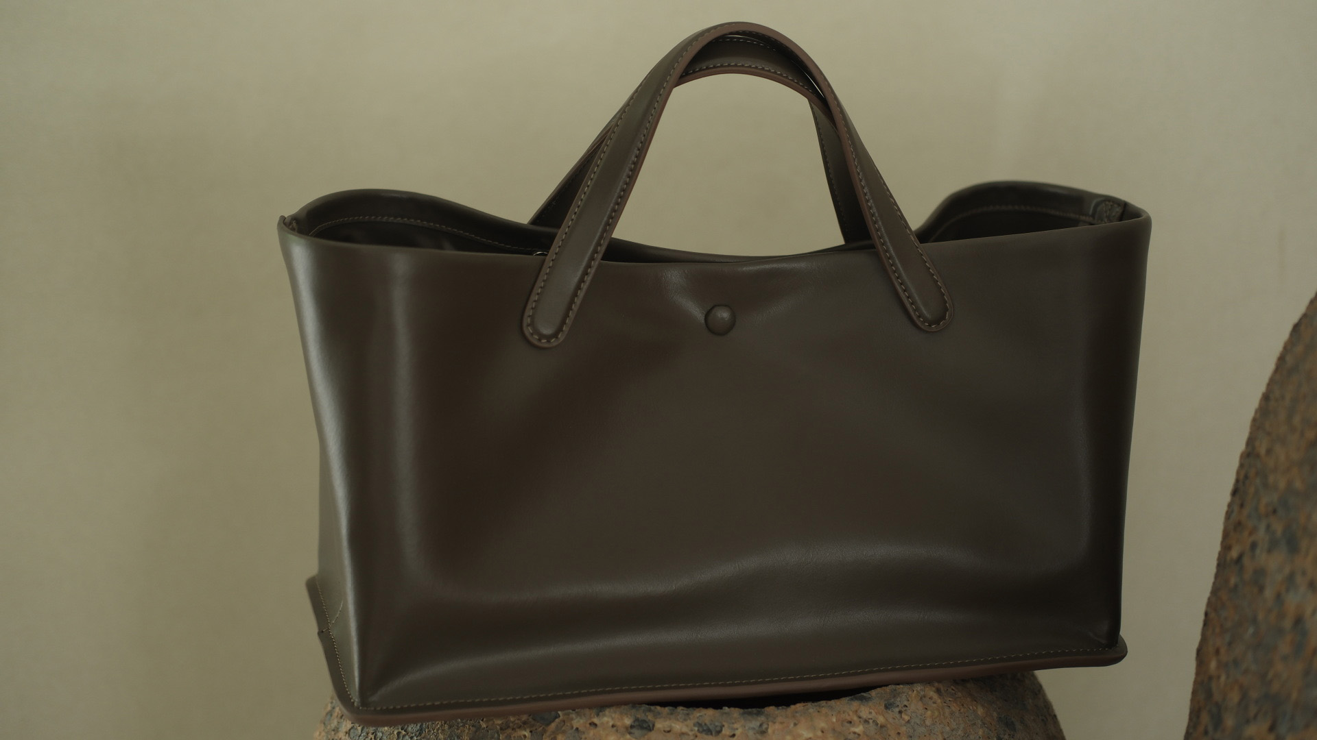 DEEPKEE original nubuck handmade full-grain genuine leather cowhide bag 復古柔軟牛皮手提包真皮手拎包 3725 號