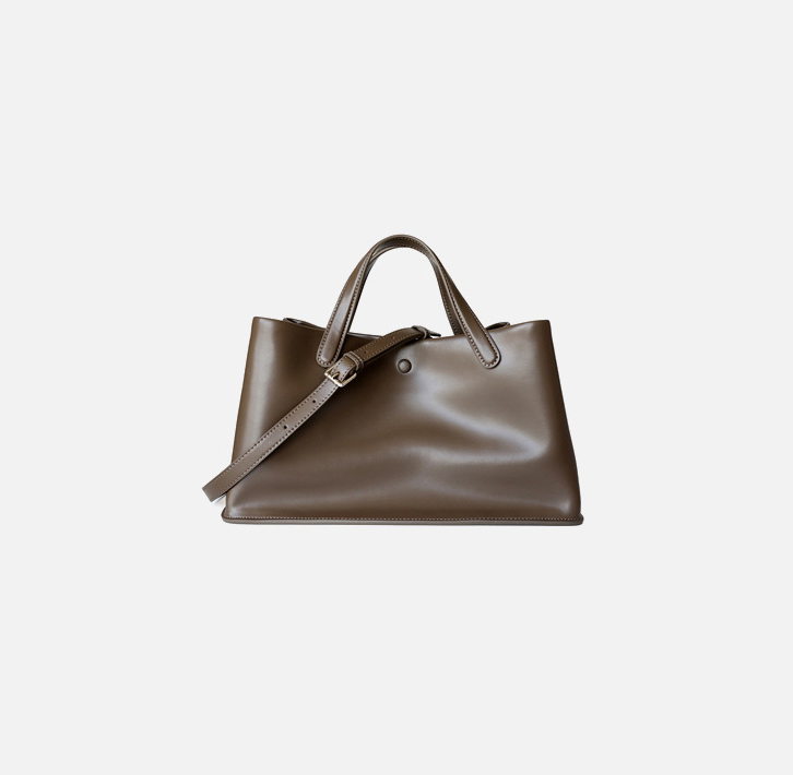 DEEPKEE original nubuck handmade full-grain genuine leather cowhide bag 復古柔軟牛皮手提包真皮手拎包 3725 號