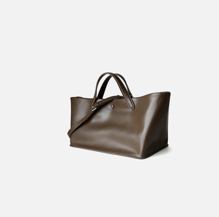 DEEPKEE original nubuck handmade full-grain genuine leather cowhide bag 復古柔軟牛皮手提包真皮手拎包 3725 號