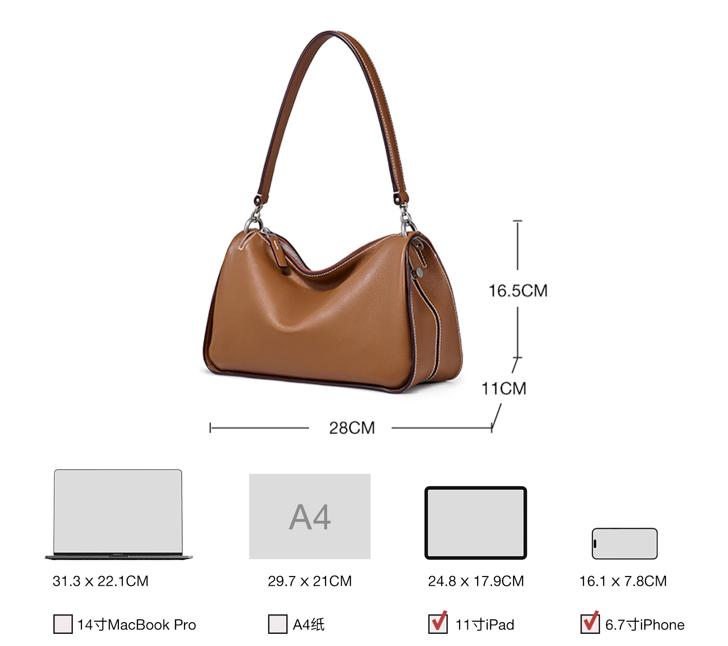 DEEPKEE original nubuck handmade full-grain genuine leather cowhide bag 牛皮吐司包 501 號