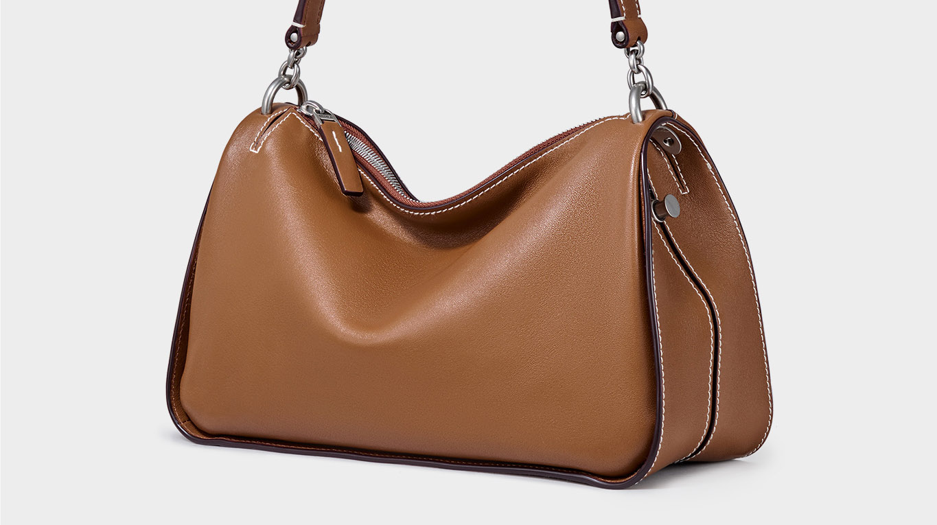 DEEPKEE original nubuck handmade full-grain genuine leather cowhide bag 牛皮吐司包 501 號