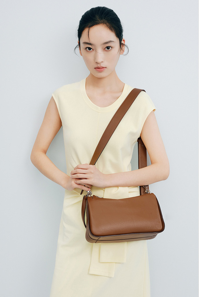 DEEPKEE original nubuck handmade full-grain genuine leather cowhide bag 牛皮吐司包 501 號