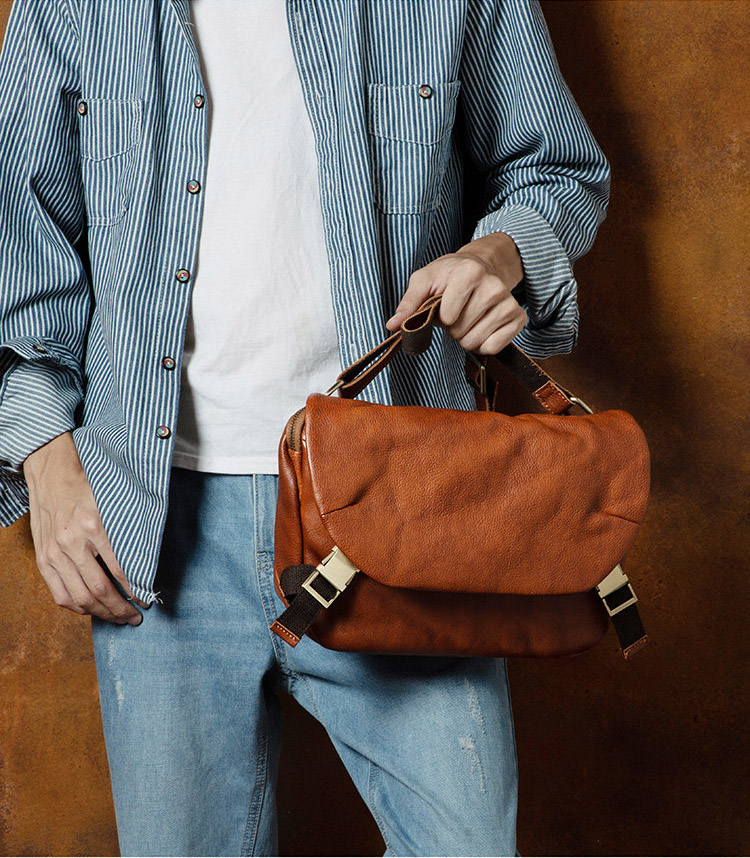 香港狄記皮具 狄記 原創真皮手工 ins郵差包 ins風格包包 頭層牛皮包包 皮革 原創手工真皮 皮件 DEEPKEE 復古真皮手工包