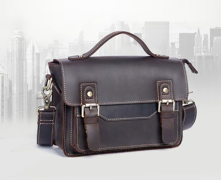 香港狄記皮具 狄記 原創真皮手工 ins郵差包 ins風格包包 頭層牛皮包包 皮革 原創手工真皮 皮件 DEEPKEE 復古真皮手工包