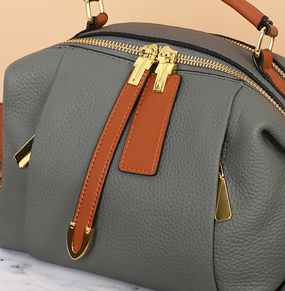 DEEPKEE original nubuck handmade full-grain genuine leather cowhide bag 頭層牛皮枕頭包 5502 號