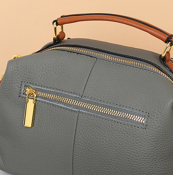 DEEPKEE original nubuck handmade full-grain genuine leather cowhide bag 頭層牛皮枕頭包 5502 號