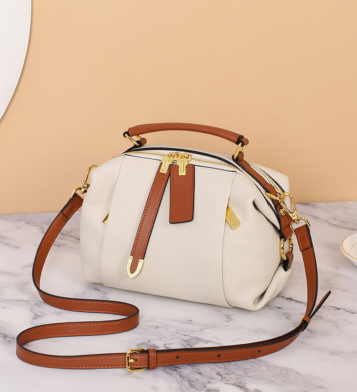 DEEPKEE original nubuck handmade full-grain genuine leather cowhide bag 頭層牛皮枕頭包 5502 號