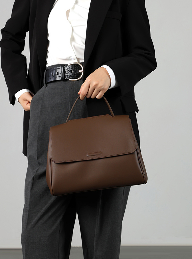 DEEPKEE original nubuck handmade full-grain genuine leather cowhide bag 大容量真皮手提包斜揹包5903 號