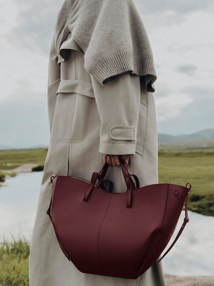 DEEPKEE original nubuck handmade full-grain genuine leather cowhide bag 翅膀包 Cyme 牛皮手提包 5969 號