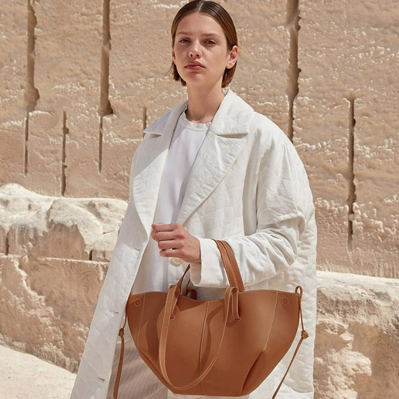 DEEPKEE original nubuck handmade full-grain genuine leather cowhide bag 翅膀包 Cyme 牛皮手提包 5969 號