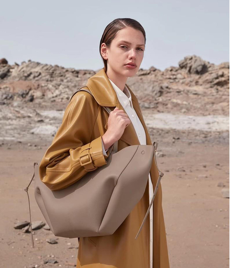 DEEPKEE original nubuck handmade full-grain genuine leather cowhide bag 翅膀包 Cyme 牛皮手提包 5969 號