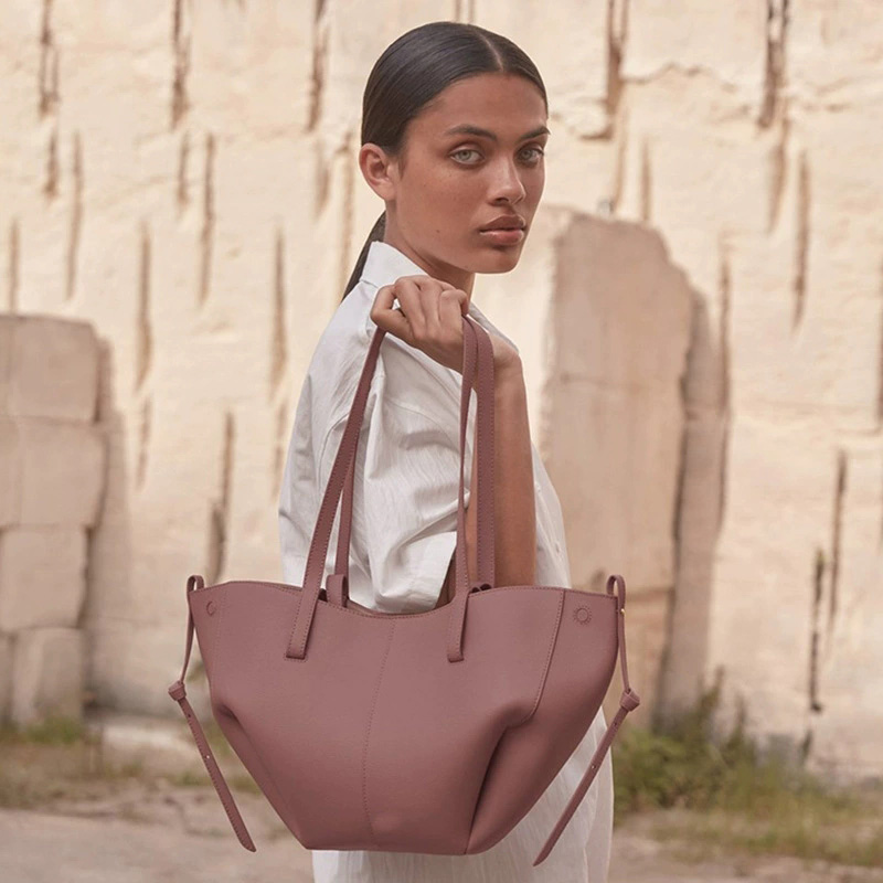 DEEPKEE original nubuck handmade full-grain genuine leather cowhide bag 翅膀包 Cyme 牛皮手提包 5969 號