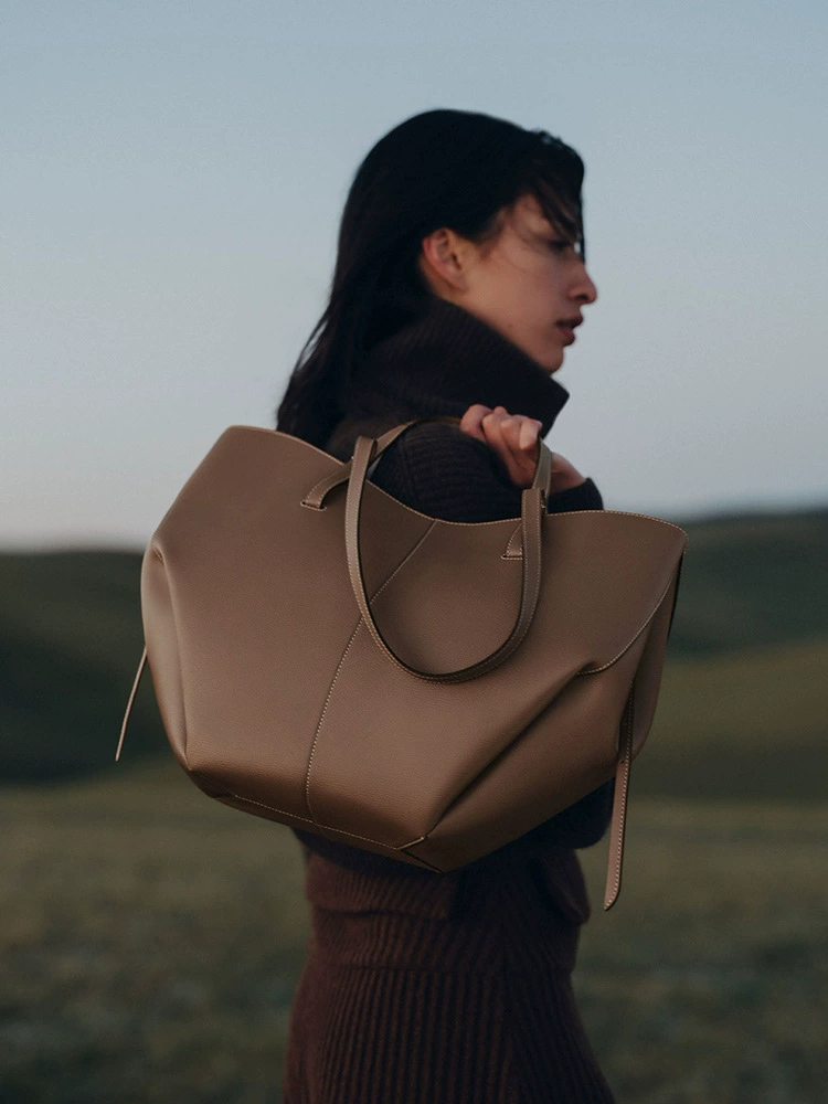 DEEPKEE original nubuck handmade full-grain genuine leather cowhide bag 翅膀包 Cyme 牛皮手提包 5969 號