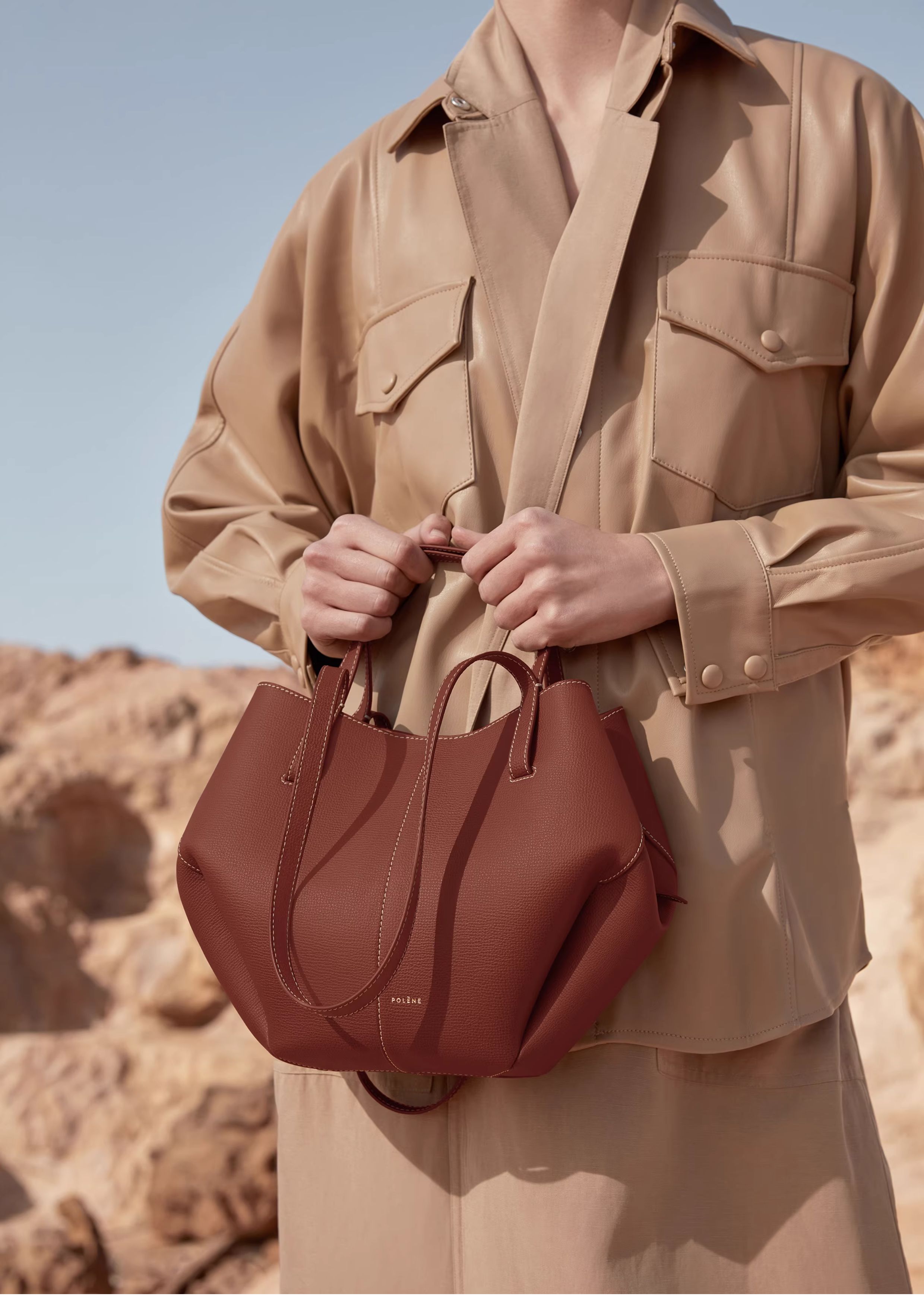 DEEPKEE original nubuck handmade full-grain genuine leather cowhide bag 翅膀包 Cyme 牛皮手提包 5969 號