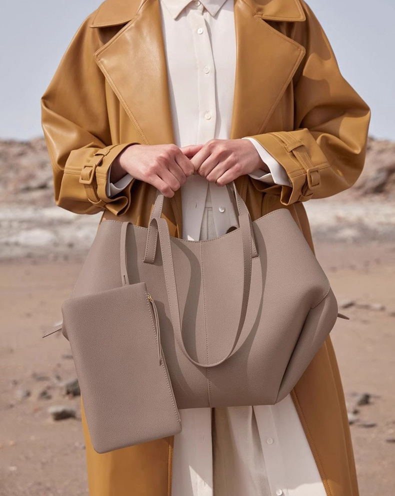 DEEPKEE original nubuck handmade full-grain genuine leather cowhide bag 翅膀包 Cyme 牛皮手提包 5969 號