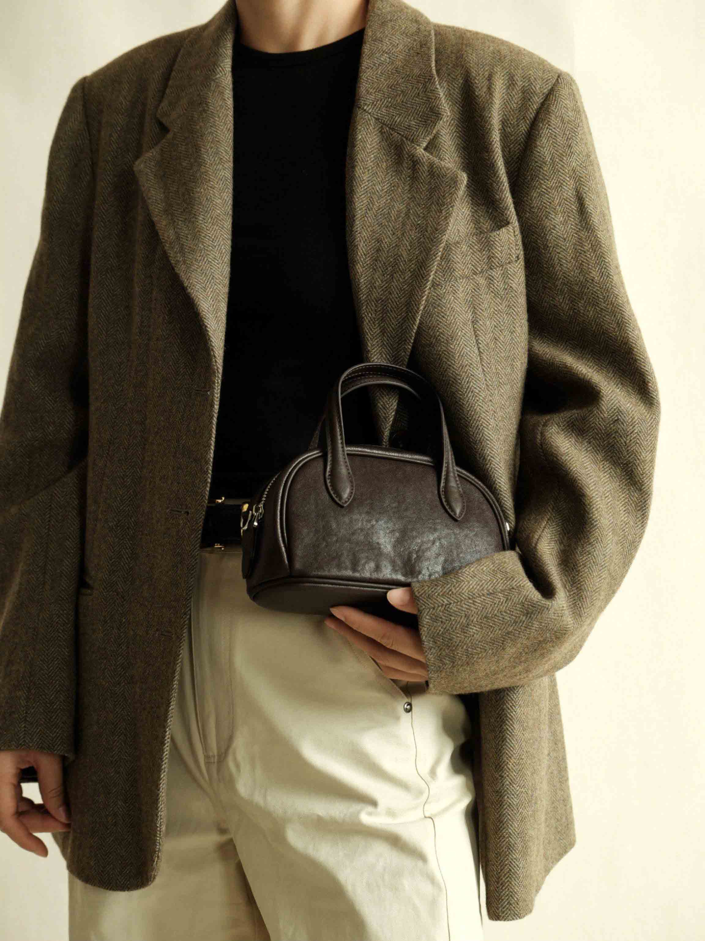 香港狄記皮具 狄記 原創真皮手工 ins郵差包 ins風格包包 頭層牛皮包包 皮革 原創手工真皮 皮件 DEEPKEE 復古真皮手工包