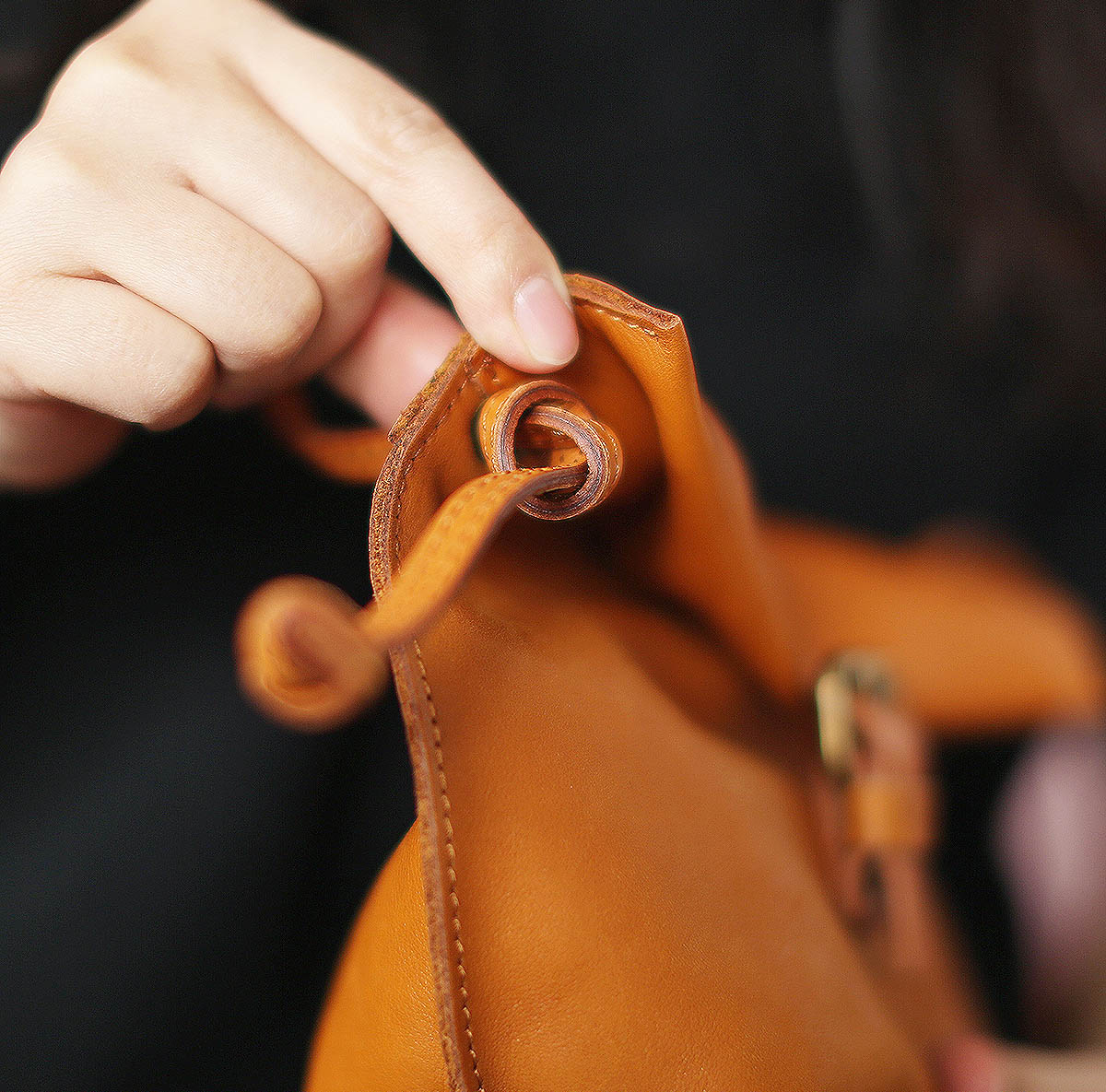 香港狄記皮具 狄記 原創真皮手工 ins郵差包 ins風格包包 頭層牛皮包包 皮革 原創手工真皮 皮件 DEEPKEE 復古真皮手工包