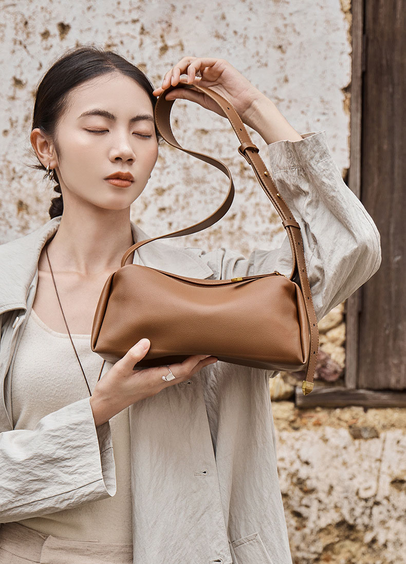 香港狄記皮具 狄記 原創真皮手工 ins郵差包 ins風格包包 頭層牛皮包包 皮革 原創手工真皮 皮件 DEEPKEE 復古真皮手工包