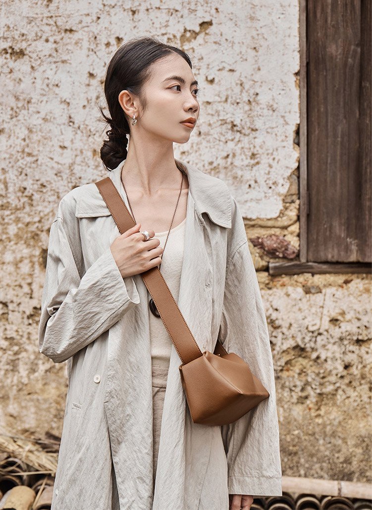 香港狄記皮具 狄記 原創真皮手工 ins郵差包 ins風格包包 頭層牛皮包包 皮革 原創手工真皮 皮件 DEEPKEE 復古真皮手工包