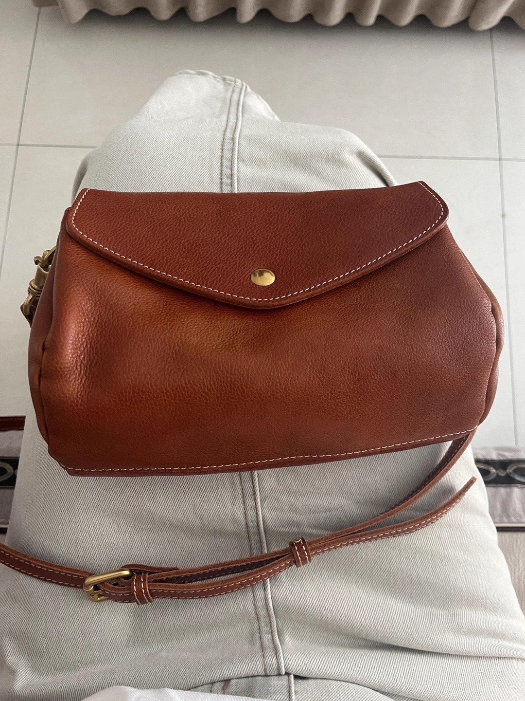 DEEPKEE BAGS 日式製軟皮 植鞣タ牛革の風琴型女包 6528號