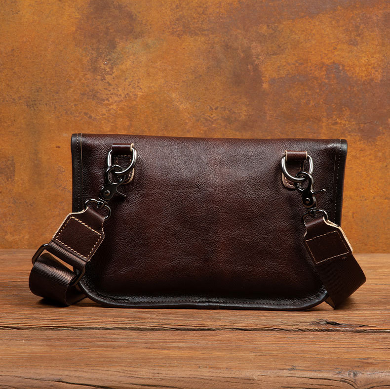 香港狄記皮具 狄記 原創真皮手工 ins郵差包 ins風格包包 頭層牛皮包包 皮革 原創手工真皮 皮件 DEEPKEE 復古真皮手工包