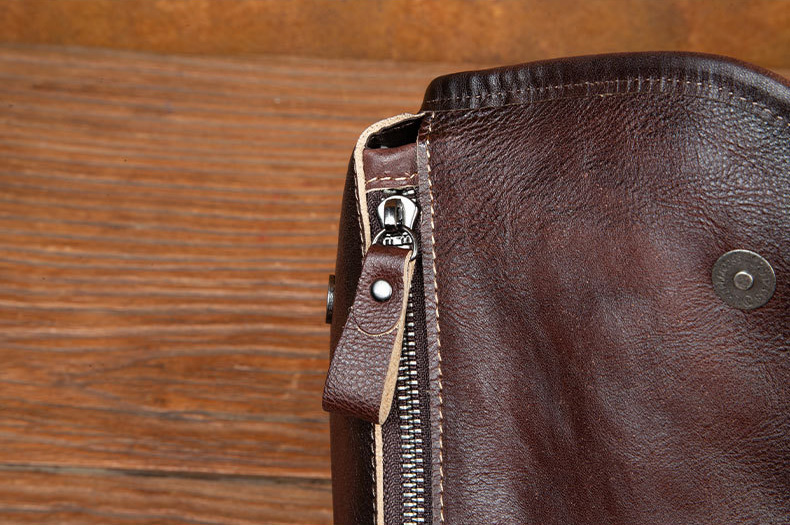 香港狄記皮具 狄記 原創真皮手工 ins郵差包 ins風格包包 頭層牛皮包包 皮革 原創手工真皮 皮件 DEEPKEE 復古真皮手工包