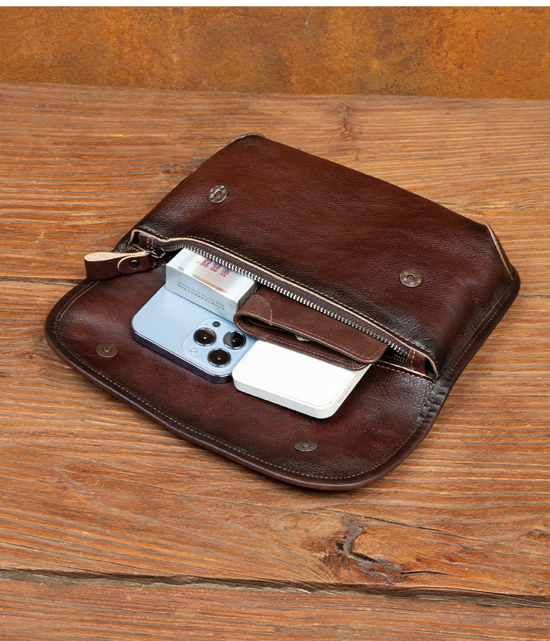 香港狄記皮具 狄記 原創真皮手工 ins郵差包 ins風格包包 頭層牛皮包包 皮革 原創手工真皮 皮件 DEEPKEE 復古真皮手工包