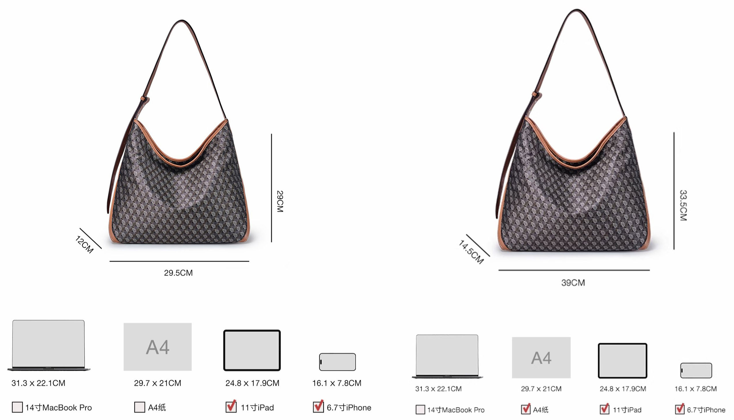 DEEPKEE original nubuck handmade full-grain genuine leather cowhide bag 幸運錦囊 hobo 老花包 6607 號