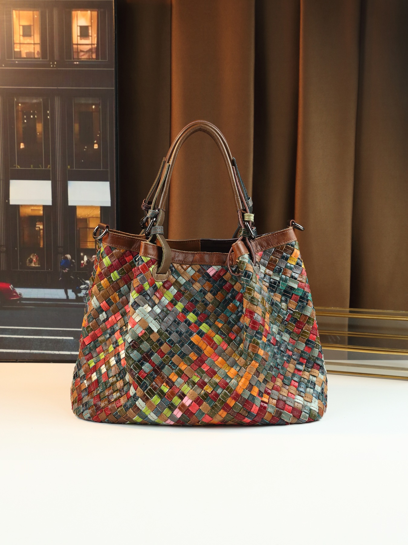 香港狄記皮具 狄記 原創真皮手工 ins郵差包 ins風格包包 頭層牛皮包包 皮革 原創手工真皮 皮件 DEEPKEE 復古真皮手工包