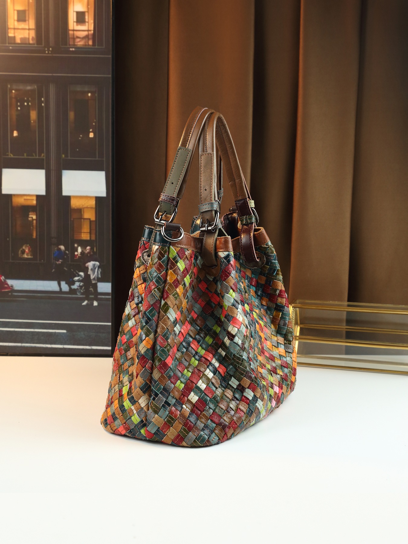 香港狄記皮具 狄記 原創真皮手工 ins郵差包 ins風格包包 頭層牛皮包包 皮革 原創手工真皮 皮件 DEEPKEE 復古真皮手工包