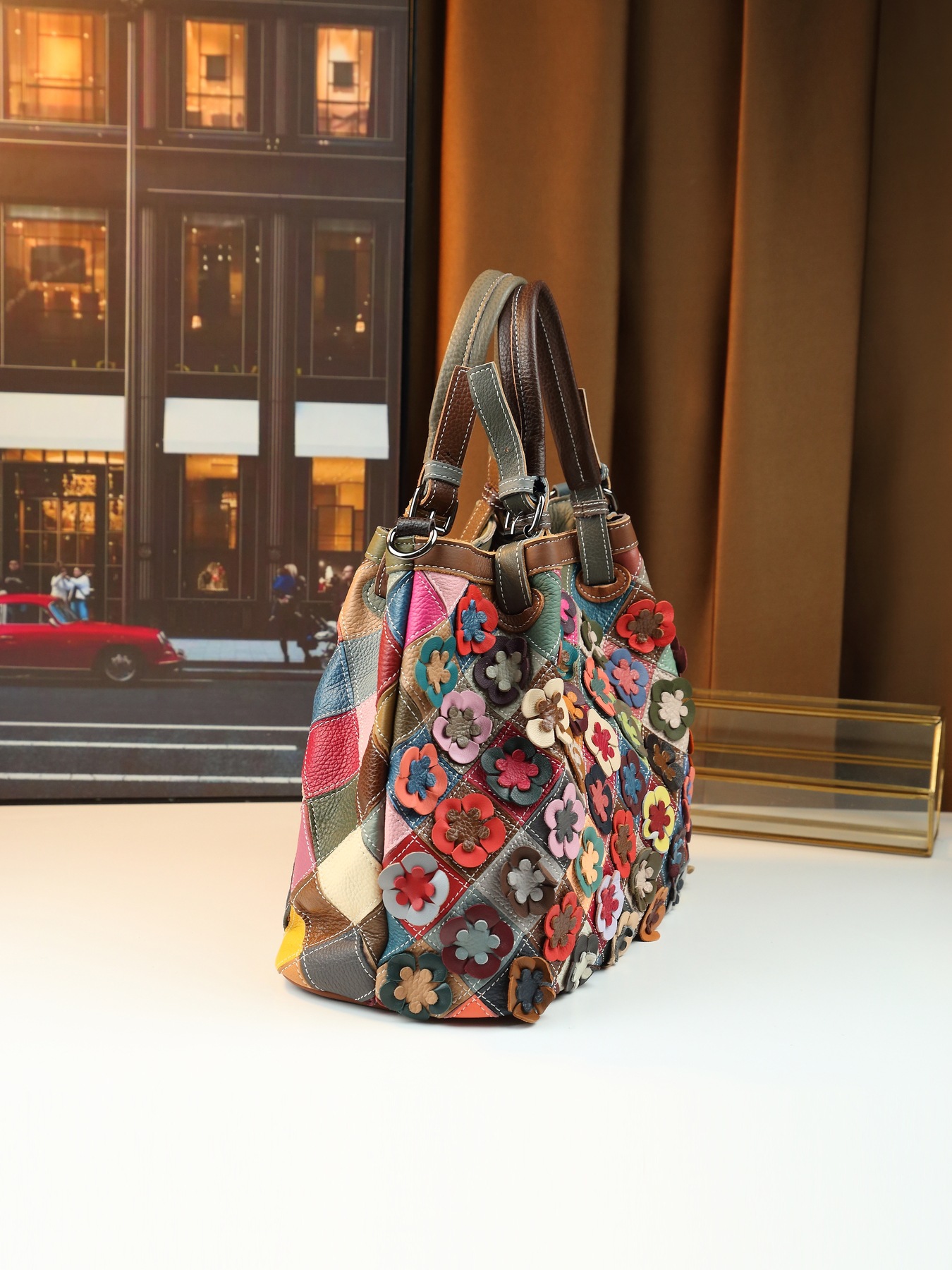 香港狄記皮具 狄記 原創真皮手工 ins郵差包 ins風格包包 頭層牛皮包包 皮革 原創手工真皮 皮件 DEEPKEE 復古真皮手工包