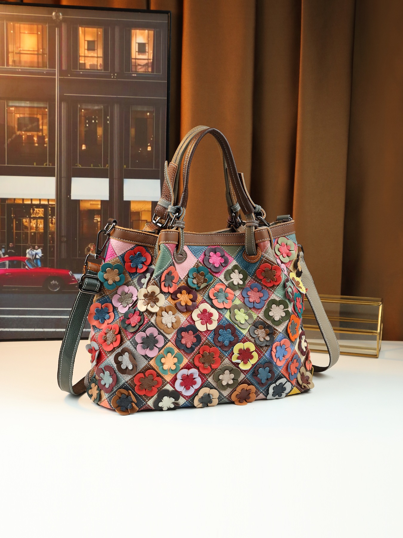 香港狄記皮具 狄記 原創真皮手工 ins郵差包 ins風格包包 頭層牛皮包包 皮革 原創手工真皮 皮件 DEEPKEE 復古真皮手工包