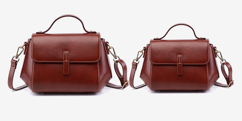 DEEPKEE original nubuck handmade full-grain genuine leather cowhide bag 牛皮貝殼女包 7143-D 號