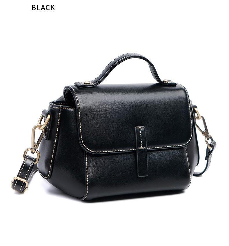 DEEPKEE original nubuck handmade full-grain genuine leather cowhide bag 牛皮貝殼女包 7143-D 號