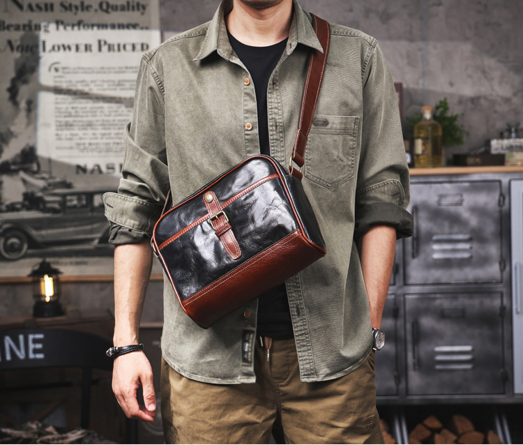 香港狄記皮具 狄記 原創真皮手工 ins郵差包 ins風格包包 頭層牛皮包包 皮革 原創手工真皮 皮件 DEEPKEE 復古真皮手工包